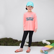 ROROCHAT 女童用Sodirong素色防曬衣水上緊身褲套裝