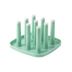 薄杯9格晾乾架 YT_RA486, 綠色, 1個