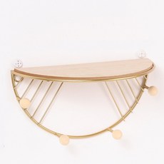 JH 公司半圓形壁架架金色, 1個