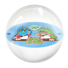 Winnie Connie Bubble Bubble 透明沙灘球40 BB-21B40, 混合色, 400mm