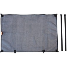 Monspet Pet Onduing 多功能汽車安全圍欄, 黑色, 1個