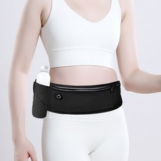 Hanbomnuri 運動 慢跑 運動 超輕量 防水 纖薄 寬版 腰包 跑步腰帶