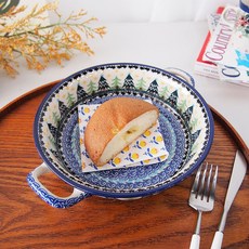 Ceramika Artystyczna 雙耳法國砂鍋 25cm, 淡奶油色 (AT-1284), 1個