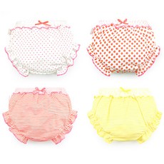 JOY MULTI 女童小蝴蝶結純棉內褲 4件組