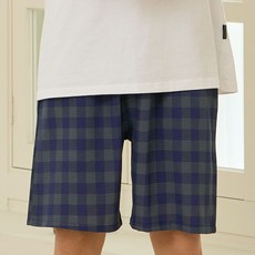 글램공감 덩크 요루체크 5부 파자마 바지