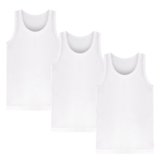 MR Kids男童款人造絲萊賽爾涼感背心 3件