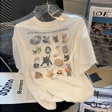 Lemon Soul 女款Pongli大尺碼印花短袖T恤