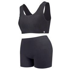 Little rabbit 少女U型肩帶無痕內衣+無痕平角褲組