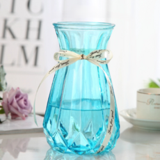 트레오바 심플한 유럽풍 유리병, 18 펌킨 사파이어 블루