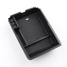 Cartem 汽車中央扶手箱置物盤 適用於 Sorento MQ4, 霧面黑