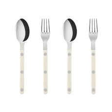 SABRE PARIS SHINee 茶匙 + 蛋糕叉, 2組, 米白色, 單件