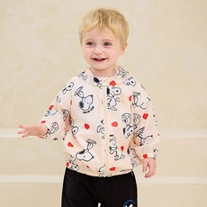 milkmile 兒童款Peanuts史努比愛心夾克