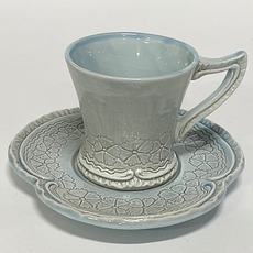 ELIOS 我的花茶杯套組D型, 藍色, 1套