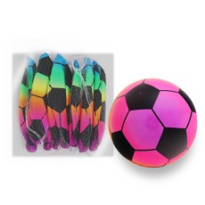 足球沙灘球 10入, 19厘米, 混色