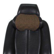 카이프 헤링본 메모리폼 사계절 목쿠션, 브라운, 1개