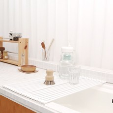 Silikony 水槽瀝水捲墊 18捲, 白色