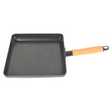 유진 우드 사각 에그팬, 22cm, 1개
