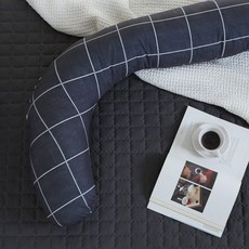 gBEDDING L型超細纖維身體枕, 木炭