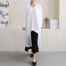 비나인 여성용 로피아 오픈 가디건