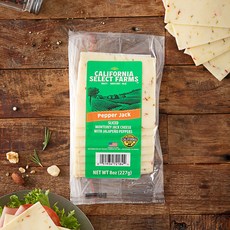 퍼시픽 페퍼잭 슬라이스 치즈, 227g, 1개