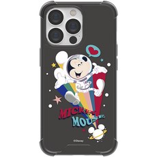 아이컬러즈 디즈니 미키 온 더 문 메탈 강화 휴대폰 케이스