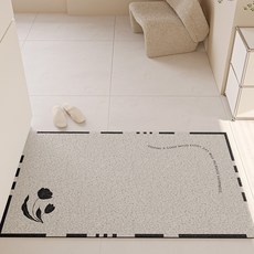 Kindmyzzoo My Daily 簡約家用玄關廚房浴室方形地墊, E