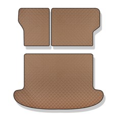 지엠지모터스 퀼팅가죽 차박 트렁크매트, 기아신형 스포티지 NQ5 2022년 이후, 새들브라운