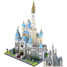 Haneul Sseon Byeol 公主城堡 新天鵝堡 奈米積木 66519, 混合色, 1個