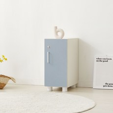 포메리트 모던에디션 하부 모듈락커장 열쇠형 655, 스카이블루, 1단