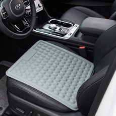 GMZ MOTORS 冰涼汽車機能坐墊 車用通風座椅 立體壓花 Pro, 灰色, 1個