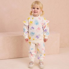 milkmile 迪士尼兒童米妮甜美櫻桃愛心上下身套裝