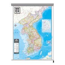 地圖.com 大韓民國地圖捲簾 78 x 110 cm + 世界地圖, 1套