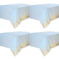 Market Pio 圓點亮片派對桌巾 藍色, 1個, 4個
