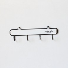 Sunny Coast迷你木質壁掛衣架, 1個, 白色的