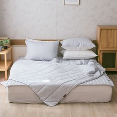 DecoLuv 亞麻棉夏季棉被寢具組