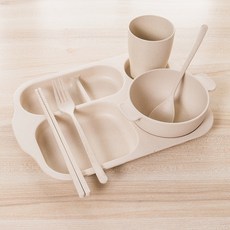 ECOM 分格餐盤6入組 象牙白, 象牙白色, 1組