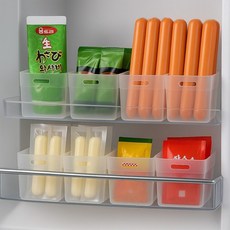 집사람 연결형 칸칸 정리함 낮은형, 반투명, 8개