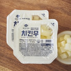 일품식탁 치킨무, 200g, 2개