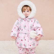 milkmile Esther Bunny 女童櫻桃滑雪外套