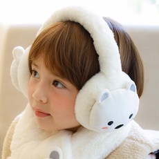 bay-b 兒童動物防寒耳罩 北極熊