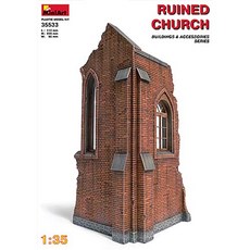 迷你藝術1/35教堂遺跡塑膠模型 35533, 1個