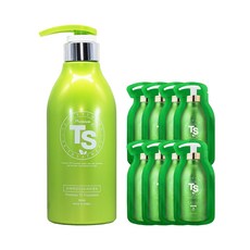 TS 健髮護髮素+旅行試用包組 8入, 1組, 500ml