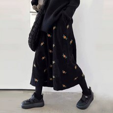 ATTERLIC 伊芙復古燈芯絨大尺碼長裙 10810