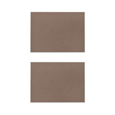 基本款素色防水亞麻防滑餐墊 2入, 12(可可米色), 32 x 21 cm