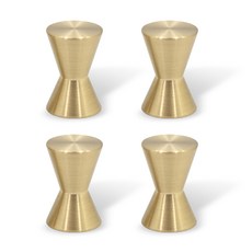 EASYWAY 單孔圓錐金色家具把手, 4個