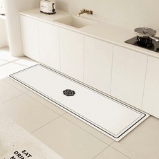 바른리빙 프렌치 PVC 쿠션 주방 싱크대 발매트, 로즈, 1개