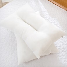 Nurihome 經典純淨頸椎枕芯, 2個, 白色