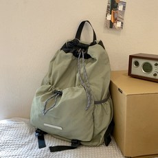 SORIDAL RISK 抽繩束口水桶包 登山運動旅行後揹包, 綠色