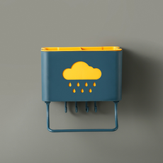 Demis 餐具整理收納筒 無蓋, 1個, 海軍藍