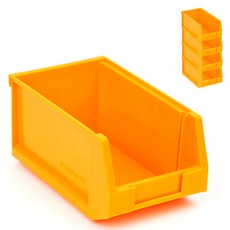 Promade 多用途零件盒 黃色, 5個